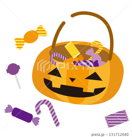ハロウィンカボチャのお菓子入れバッグ 131712080