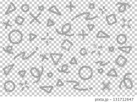 Crayon material: A pop background with geometric patterns 131712647