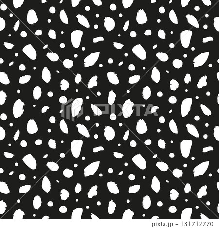 Abstract white dots hand drawn seamless pattern. Vector colorful doodle scribble circle dotted background Abstract white dots hand drawn seamless pattern. Vector colorful doodle scribble circle dotted background 131712770