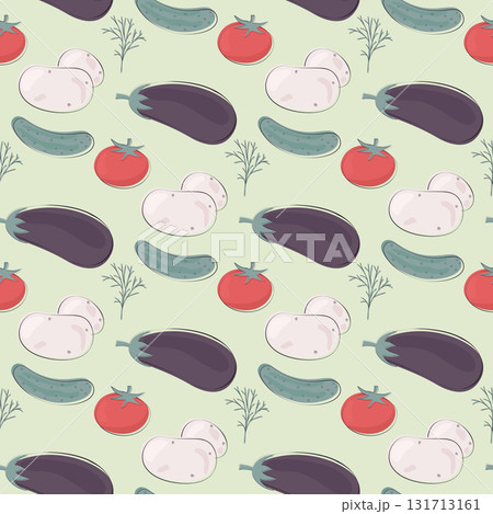 vegetarian seamless pattern 131713161