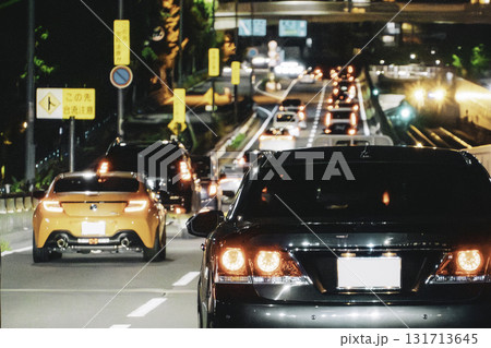 都市の夜間交通 都市の夜間交通 131713645