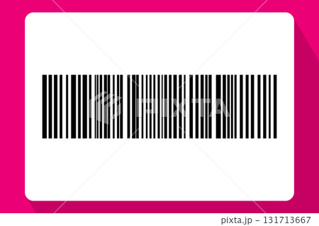 Barcode isolated on color background. Code stripes sticker. Barcode labels, customers qr code Barcode isolated on color background. Code stripes sticker. Barcode labels, customers qr code 131713667