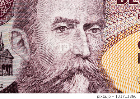 Rafael Nunez a closeup portrait from Colombian money Rafael Nunez a closeup portrait from Colombian money 131713866