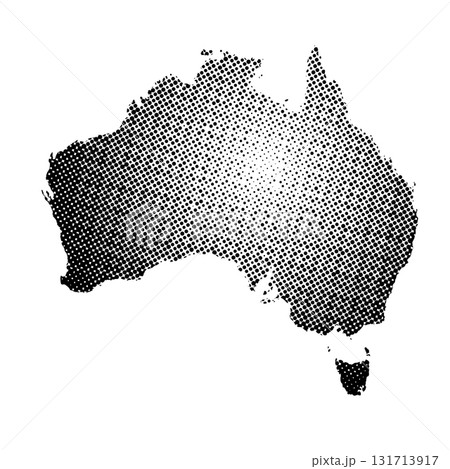 Map of Australian, sign silhouette. World Map Globe. Vector Illustration isolated on transparent background. African continent 131713917