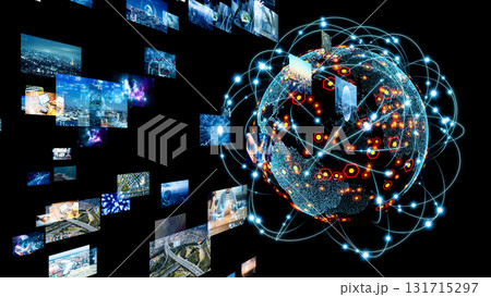 グローバルネットワークと映像コンテンツ グローバルネットワークと映像コンテンツ 131715297