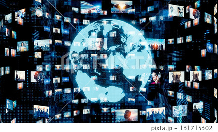 グローバルネットワークと映像テクノロジー グローバルネットワークと映像テクノロジー 131715302