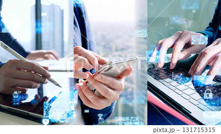 デジタルデバイスの使用シーンとデジタルデータ デジタルデバイスの使用シーンとデジタルデータ 131715315