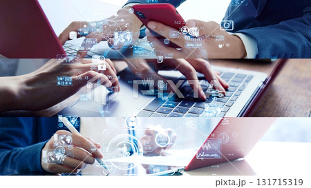 デジタルデバイスを使う人々とデジタルテクノロジー 131715319