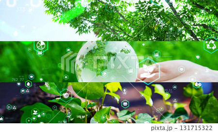 自然の風景と環境テクノロジー 131715322