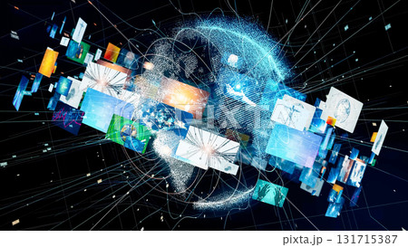 映像コンテンツとグローバルネットワーク 映像コンテンツとグローバルネットワーク 131715387