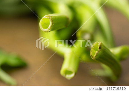 あさがお菜(空芯菜)の断面イメージ あさがお菜(空芯菜)の断面イメージ 131716810