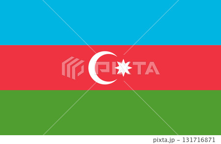 Flag of Azerbaijan 131716871