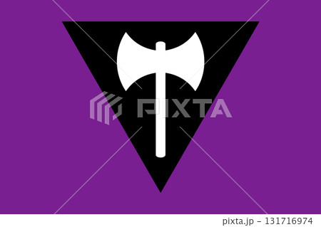 Lesbian flag "Labrys" 131716974