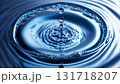 Water Drop, Ripple., Texture, Splash, Liquid, Blue, Bubble.Abstract, Generated, Circle, 131718207