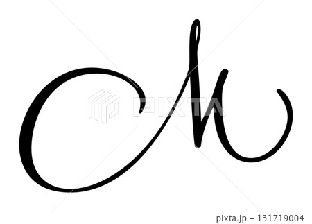 Vector calligraphy hand drawn letter M icon logo. Handwritten brush style Script font Vector calligraphy hand drawn letter M icon logo. Handwritten brush style Script font 131719004