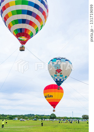 鈴鹿スカイフェスタ、ふんわりと浮かぶ熱気球〈三重県鈴鹿市〉 131719099