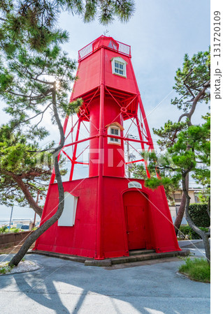 神戸市須磨区 須磨海浜公園に移築された旧和田岬燈台 神戸市須磨区 須磨海浜公園に移築された旧和田岬燈台 131720109