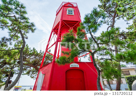 神戸市須磨区 須磨海浜公園に移築された旧和田岬燈台 神戸市須磨区 須磨海浜公園に移築された旧和田岬燈台 131720112