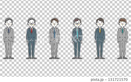 Various businessmen whole body vector Various businessmen whole body vector 131721570