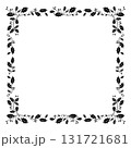 Christmas black holy border. Invitation, banner, template, copy space. 131721681