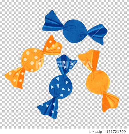 Candy watercolor hand-drawn illustration 131721709