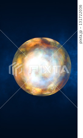 Glowing blue orb radiating light and mist within a dark ethereal space, resembling a magical energy sphere Glowing blue orb radiating light and mist within a dark ethereal space, resembling a magical energy sphere 131722036