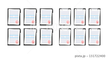 Evaluating academic performance with different letter grades on tests 131722400