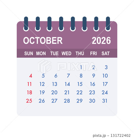 October 2026 calendar planning annual schedule time October 2026 calendar planning annual schedule time 131722402