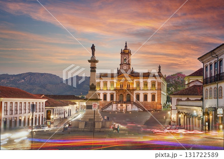 Tiradentes Square and Sunset Tiradentes Square and Sunset 131722589