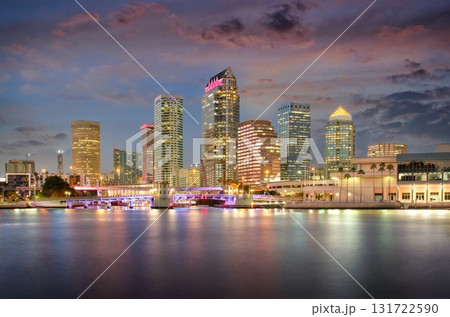 Tampa and Sunset Tampa and Sunset 131722590