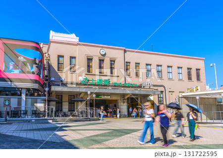 日本の東京都市景観インバウンド続く…上野駅(広小路口)などを望む 131722595