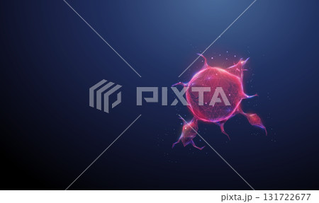 3d red tumor. Medical analysis, oncology research, disease detection, tumor growth study, pathology investigation, health monitoring concept. 3d red tumor. Medical analysis, oncology research, disease detection, tumor growth study, pathology investigation, health monitoring concept. 131722677