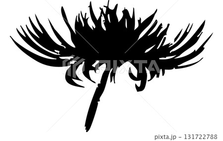 彼岸花のシルエットイラスト|曼珠沙華|秋の花ベクター素材 彼岸花のシルエットイラスト|曼珠沙華|秋の花ベクター素材 131722788