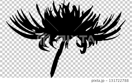 彼岸花のシルエットイラスト|曼珠沙華|秋の花ベクター素材 彼岸花のシルエットイラスト|曼珠沙華|秋の花ベクター素材 131722788