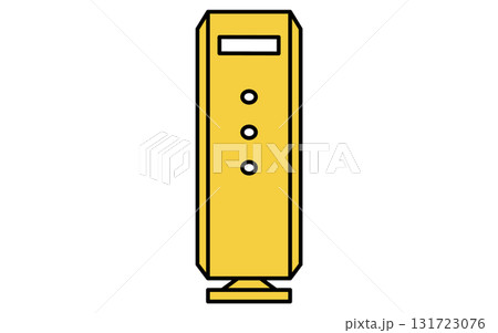 ネットワークのイメージイラスト、ルーターの線画アイコン 131723076