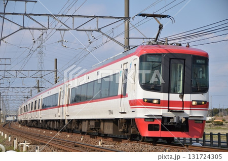 名古屋本線島氏永カーブを行く 1700系　1701編成 131724305