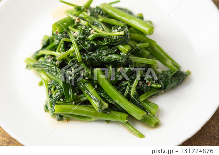あさがお菜(空芯菜)の炒め物 あさがお菜(空芯菜)の炒め物 131724876