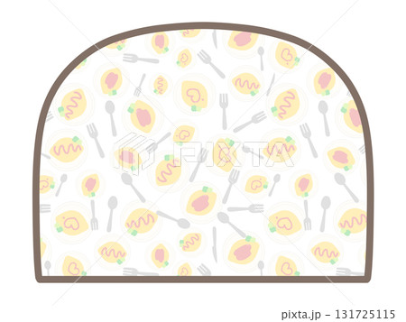オムライスのフレーム 131725115