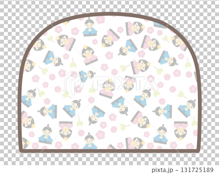 ひなまつりのフレーム ひなまつりのフレーム 131725189