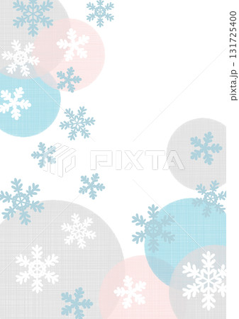 背景-雪の結晶2025-1テクなし 131725400