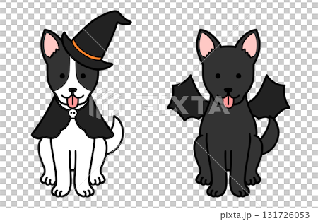 Dogs, rescue dogs, and mixed breed dogs in Halloween costumes Dogs, rescue dogs, and mixed breed dogs in Halloween costumes 131726053