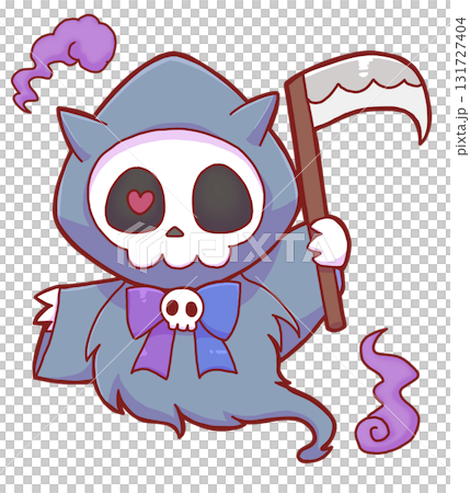 グレーの死神と火の玉 131727404