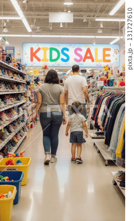 Evening Shoe Store Sale with Warm Light and Final Hours Promotional Banners 131727610