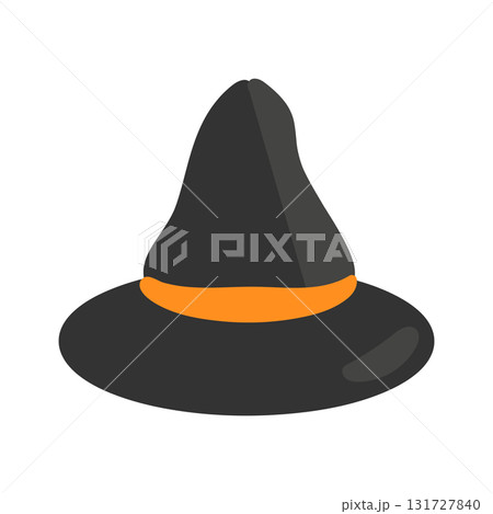 魔女帽子　ハロウィン　イラスト 131727840