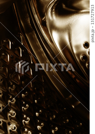 Abstract metallic industrial steel or metal heart and swirl shape Abstract metallic industrial steel or metal heart and swirl shape 131727913