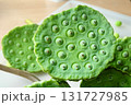 Fresh Green Edible Lotus Seed Pods 131727985