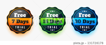 modern free trial badge background for 7 15 and 30 days modern free trial badge background for 7 15 and 30 days 131728178