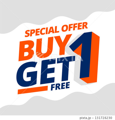 special offer buy one get one free discount coupon background special offer buy one get one free discount coupon background 131728230