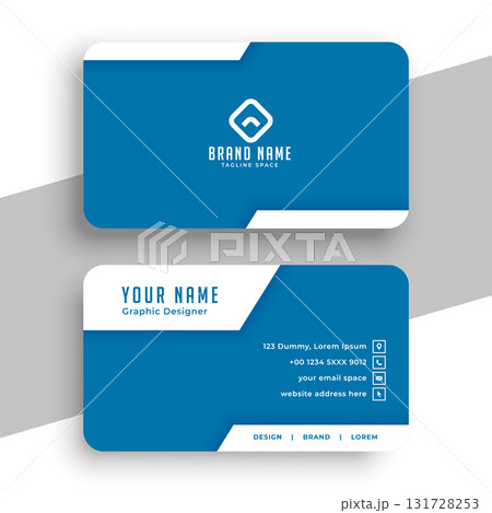 abstract corporate visiting card template for individual contact abstract corporate visiting card template for individual contact 131728253