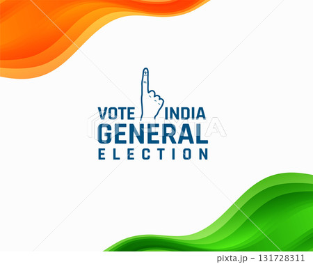 vote for indian general election background for social awareness 131728311